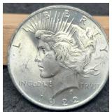 1922 Peace Dollar Unc.