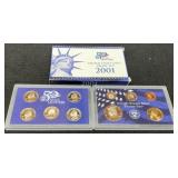 2001 10 Coin Proof Set