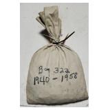 Bag Of 5,000 Wheat Cents 1940-1958