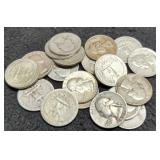 (20) Silver W. Quarters