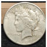 1924-S Peace Dollar