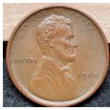 1909 Lincoln Cent XF