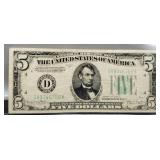 1934D $5 FR Note XF