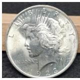 1923 Peace Dollar Unc.