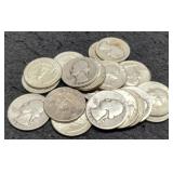 (20) Silver W. Quarters