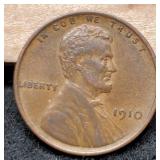 1910 L. Cent XF