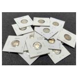 (17) Different Silver Cameo Proof Dimes