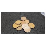 (11) Different L. Cents 1909-1919