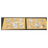 (2) Canada Proof Like Mint Sets Silver 1966, 1967