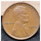 1910 L. Cent XF