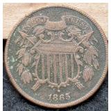 1865 Two Cent