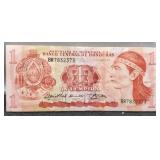 1989 Honduras 1 Lempira Banknote Unc.