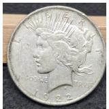 1922 Peace Dollar