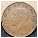 1936 G. Britain Large Penny