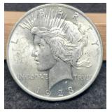 1923 Peace Dollar Unc.