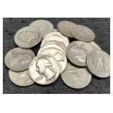 (20) Silver W. Quarters