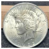1922 Peace Dollar Unc.