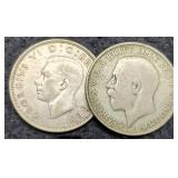 (2) G. Britain Silver 50%/11.3 G