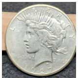 1927 Peace Dollar XF