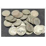 (30) Full Date Buffalo Nickels