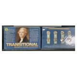 Display: Transitional Jefferson Nickel 1945-2006,