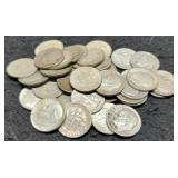 (40) Silver Roosevelt Dimes