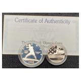 1992 2 Coin Olympic Proof Set w/