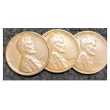 (3) 1936 L. Cents P,D,S