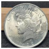 1922 Peace Dollar Unc.