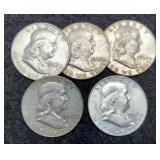 (5) F. Half Dollars