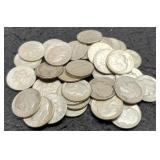 (40) Silver Roosevelt Dimes