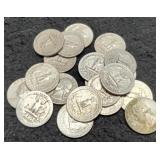 (20) Silver W. Quarters