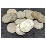 (19) Canada Silver Quarters