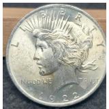 1922 Peace Dollar Unc.