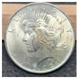 1922 Peace Dollar Unc.