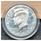 2000-S Proof Silver Kennedy Half Dollar