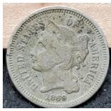 1869 Three Cent