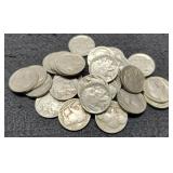 (30) Full Date Buffalo Nickels