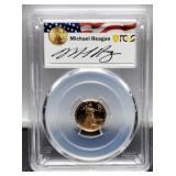 1990 $5 Gold 1/10 Oz. Proof Slab Eagle