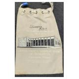 Cloth Money Bag Coles Co. National Bank,