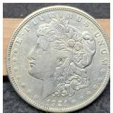 1921-S Morgan Dollar AU