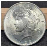 1922 Peace Dollar Unc.