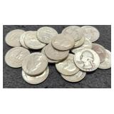 (20) Silver W. Quarters