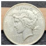 1926-D Peace Dollar VF