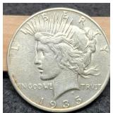 1935-S Peace Dollar XF