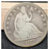 1876-S Liberty Seated Half Dollar