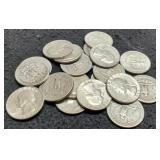 (20) Silver W. Quarters