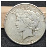 1922-S Peace Dollar