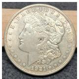 1921-D Morgan Dollar XF