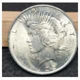 1922 Peace Silver Dollar Unc.